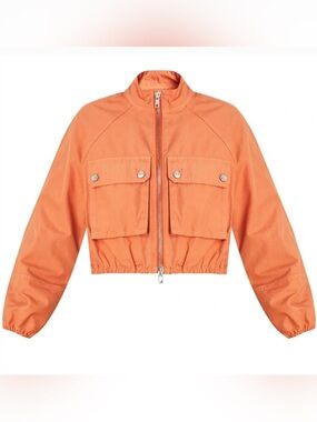 Veronica Beard Kaiya Balloon-Sleeve Bomber Jacket